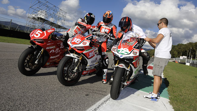 La Ducati festeggia il Costruttori Superbike nel CIV