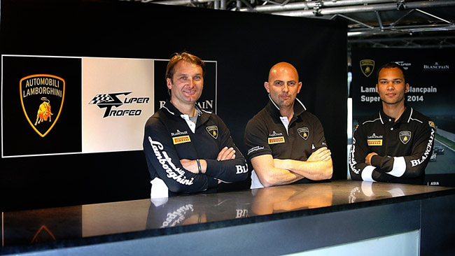 Babini e Zaugg test driver Lamborghini Squadra Corse