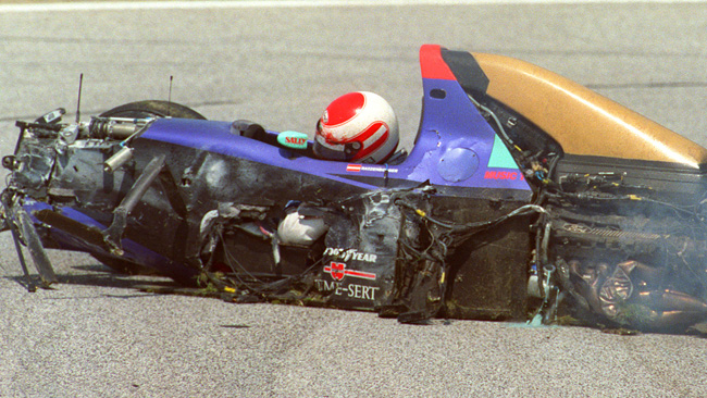 Roland Ratzenberger, il giorno prima