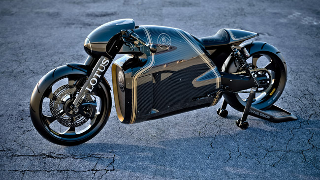 La Lotus debutta nel mondo delle moto con la C-01