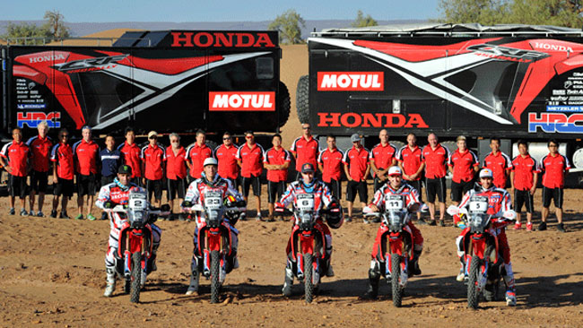 Honda HRC pronta per andare all'assalto della Dakar