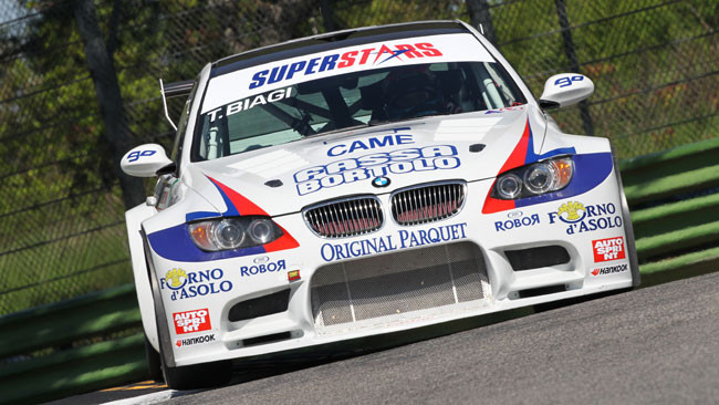 Berton e Mugelli a Vallelunga con il Team Dinamic