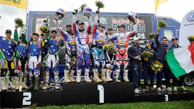L'Italia chiude terza alla Six Days di Enduro 2012
