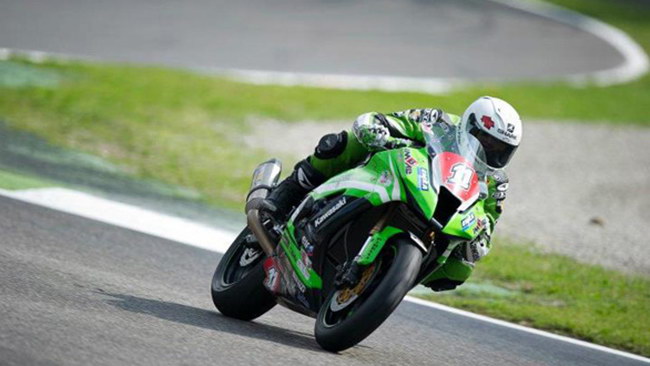 Jeremy Guarnoni vola a Misano
