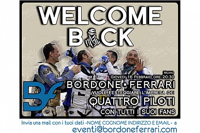 Il team Bondone Ferrari festeggia la sua ottima Dakar
