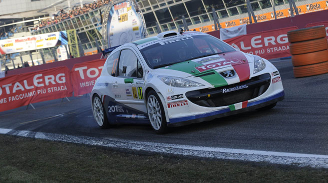 Andreucci nel CIR con la Peugeot 207 Evo 2012