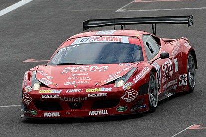Niki Cadei e la Ferrari 458 siglano Gara 1