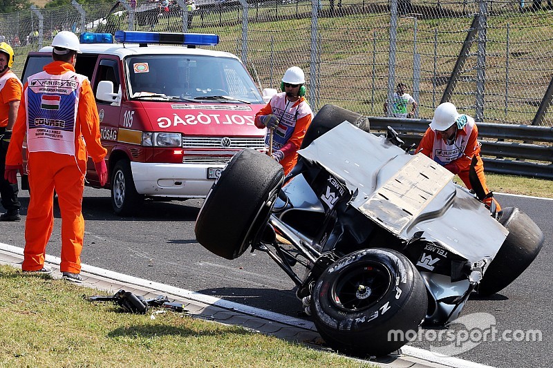 Perez "scared" by first practice roll