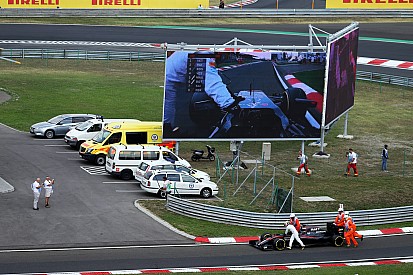 Alonso terminó la clasificación empujando su McLaren