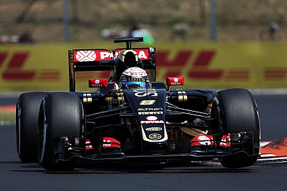 Grosjean qualified 10th and Maldonado 14th in sweltering conditions at the Hungaroring today