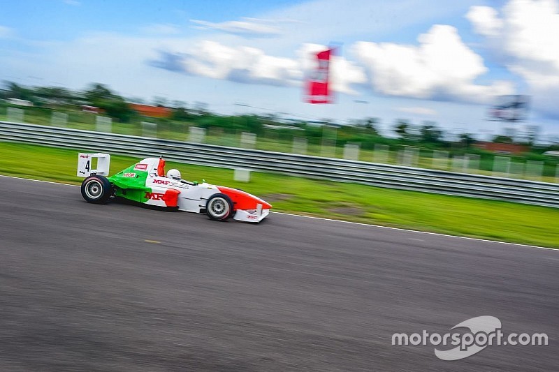 Parekh takes the win in Race 1; Tharani third