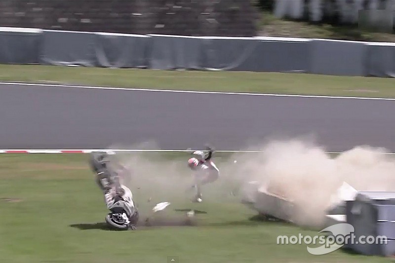Stoner protagoniza un violento accidente en las 8 Horas de Suzuka