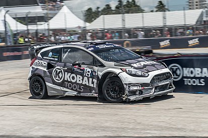 Patrik Sandell wins second leg of Red Bull Global Rallycross Detroit doubleheader