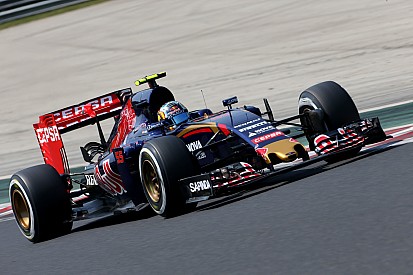 Toro Rosso works on manual starts at Imola