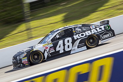 Johnson hits person in garage during Sprint Cup practice