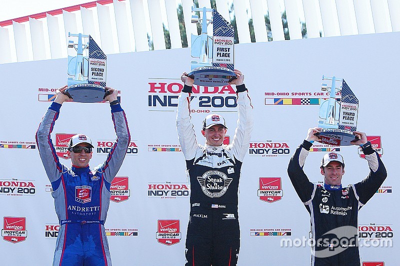 Rahal gana en Mid-Ohio y amenaza a Montoya