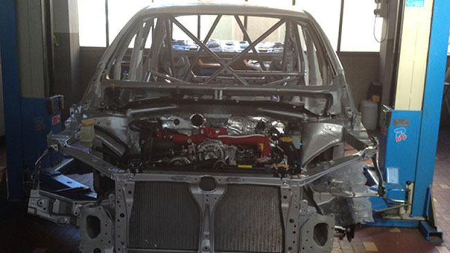 Gabbiani e Russo collaudatori della Subaru WRX STi