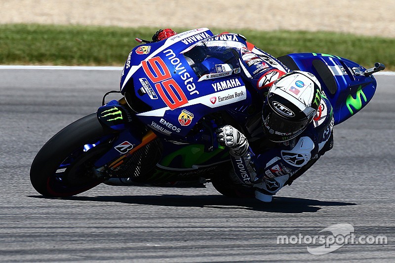 Indianapolis, Libere 2: Lorenzo di un soffio su Marquez
