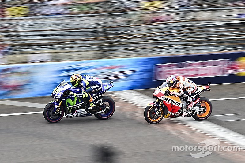 Rossi “dio todo” para subir al podio en Indianápolis