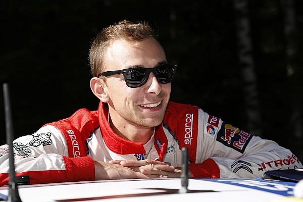 St&eacute;phane Lefebvre con un DS3 WRC en Alemania