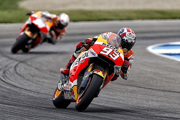 Márquez está feliz con el rendimiento