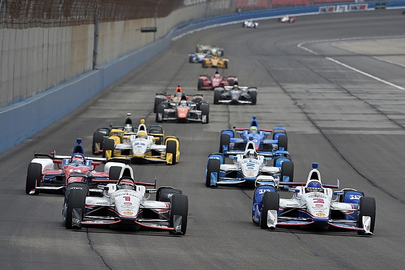 Will Power, Team Penske Chevrolet et Helio Castroneves, Team Penske Chevrolet