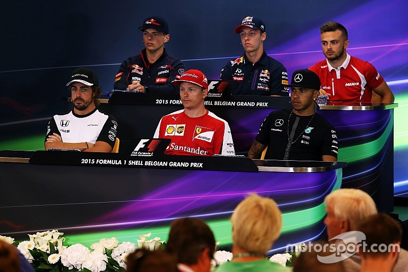 Belgian GP: Thursday's press conference