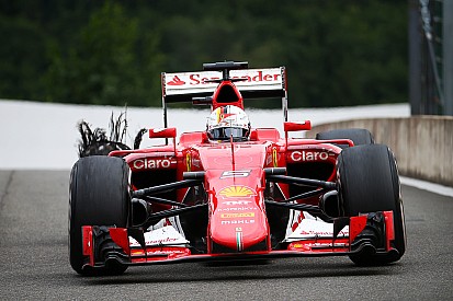 Furioso com estouro de pneu, Vettel dispara: “é inaceitável”