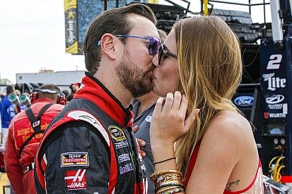 She said, “Yes!” Ashley Van Metre accepts Kurt Busch’s proposal