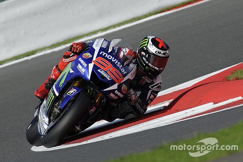 Yamaha scores first and second row in Silverstone qualifying