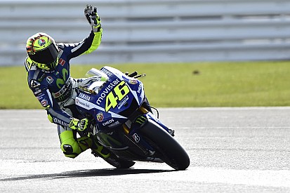 Rossi secures superb victory at soaking Silverstone