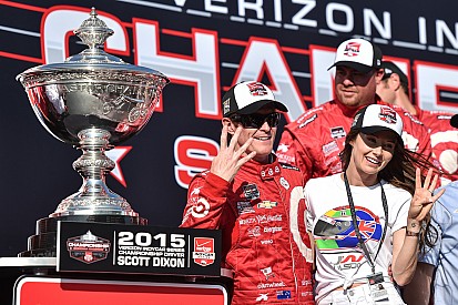 Dixon wins 2015 IndyCar title via tiebreaker