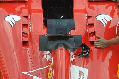 Ferrari: sfoghi d'aria differenziati ai lati dell'abitacolo