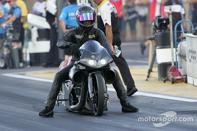 Persistent storms force NHRA officials to cancel Friday's qualifying session at Indianapolis