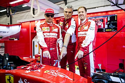 Arrivabene sospecha de un error de Raikkonen
