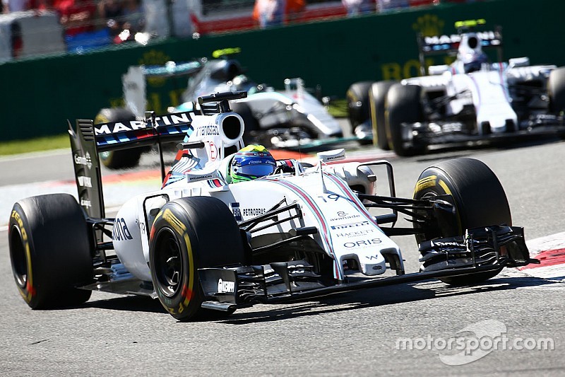 Williams' Massa claimed his second podium of the season in Monza
