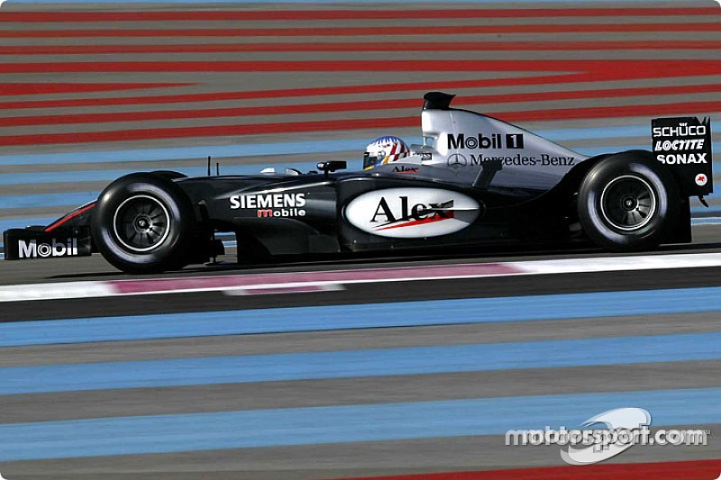 Alexander Wurz testa nova McLaren Mercedes MP4-18
