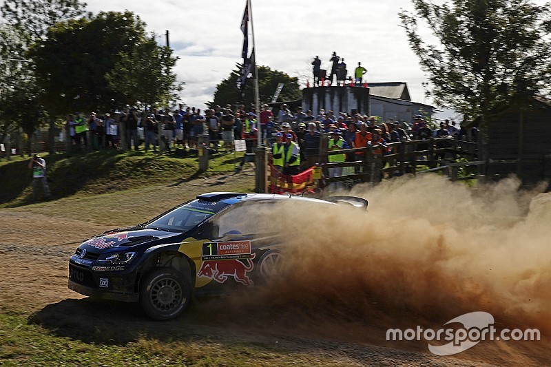 Ogier toma el liderazgo en Australia y Meeke se enoja