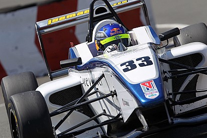 Harrison Newey picks up first win in single-seaters