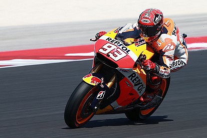 Marquez wins chaotic Misano GP in mixes conditions with Pedrosa 9th