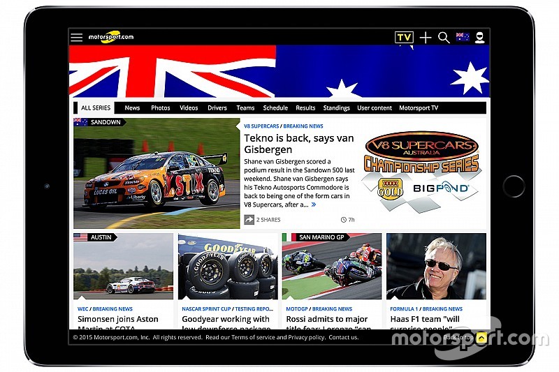 Motorsport.com Launches Australian-Specific Digital Platform