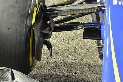 Sauber: un deviatore di flusso sulla presa dei freni