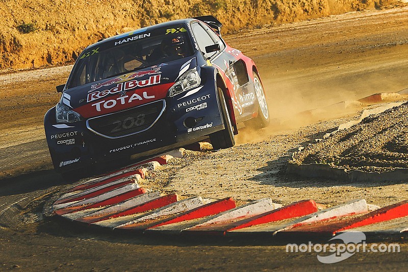 Timmy Hansen leads inaugural Barcelona RX