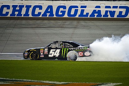 Kyle Busch wins Xfinity race after tense battle with Matt Kenseth