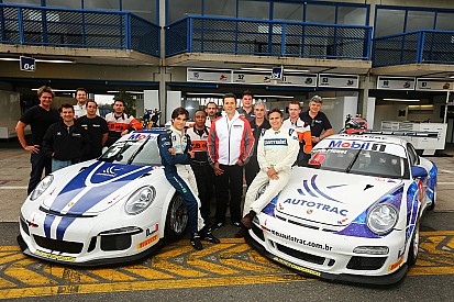 Pedro Piquet flips violently in Porsche GT3 Cup race - video