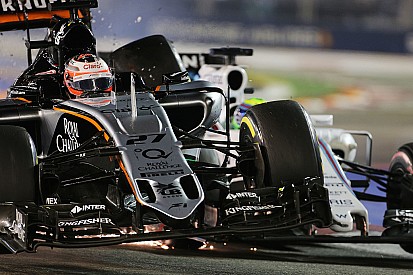 Hulkenberg se irrita com punição após acidente com Massa