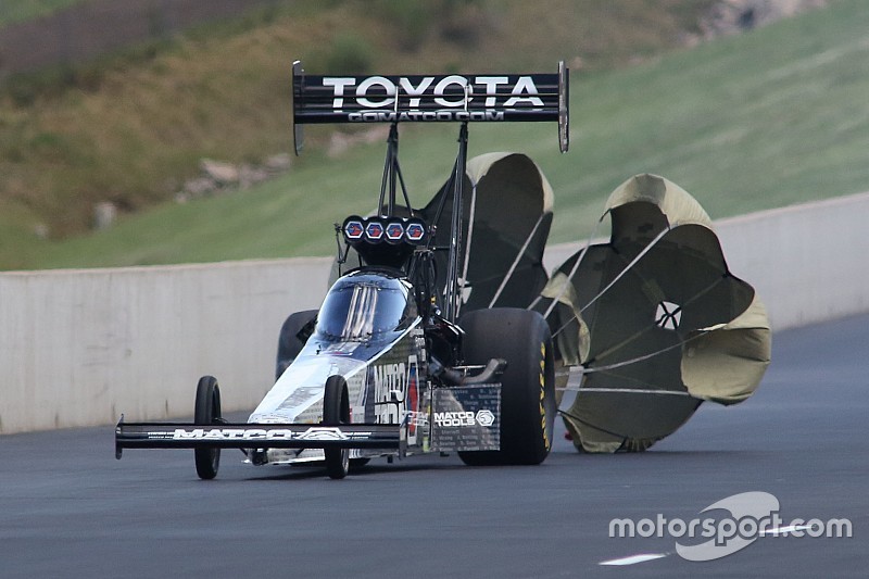 Brown takes points lead after historic Top Fuel victory