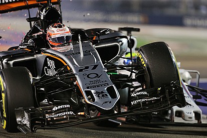 Hulkenberg concedes blame for Massa clash in Singapore