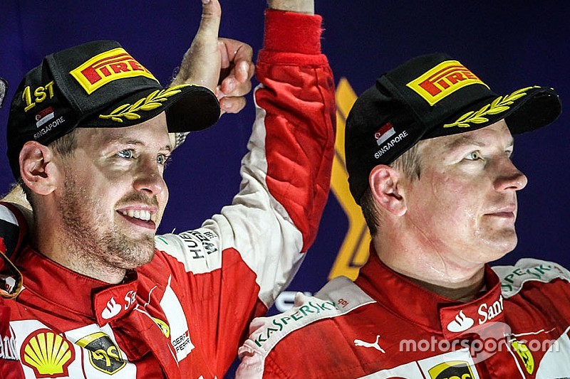 Raikkonen ready to support Vettel in F1 title battle