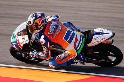 Mesmo com queda no final, Bastianini lidera dia na Moto3